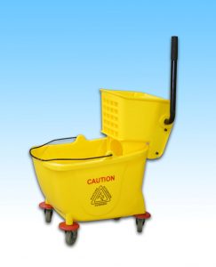 Yellow/190895-BAI JL Premium  Professional Mop Bucket for 18 inch Flat Wet Mops
