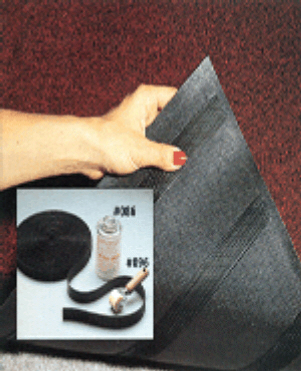 Floor mat carpet holder, Velcro carpet holder, Velcro carpet anchor