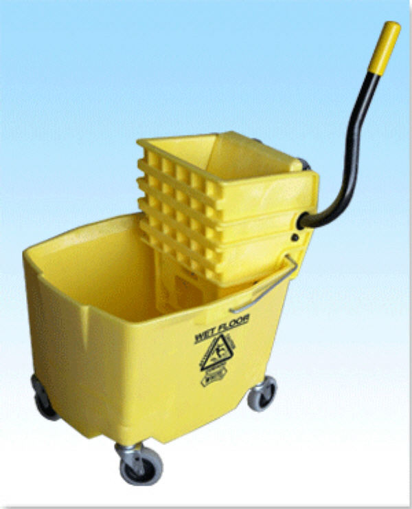 35 QT Dual Mop Bucket w/wringer