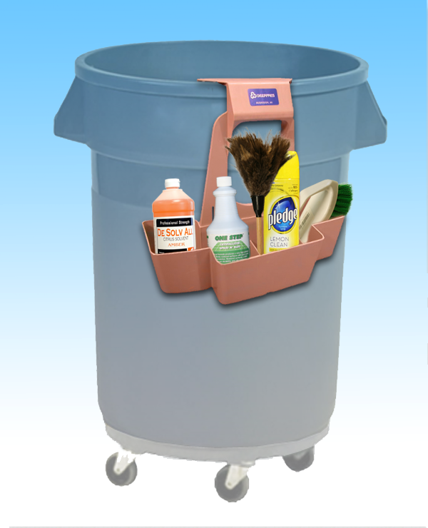 Cleaning supplies. Maid caddy with compartments. Pack of 12. — HSD  Amenities Online Store